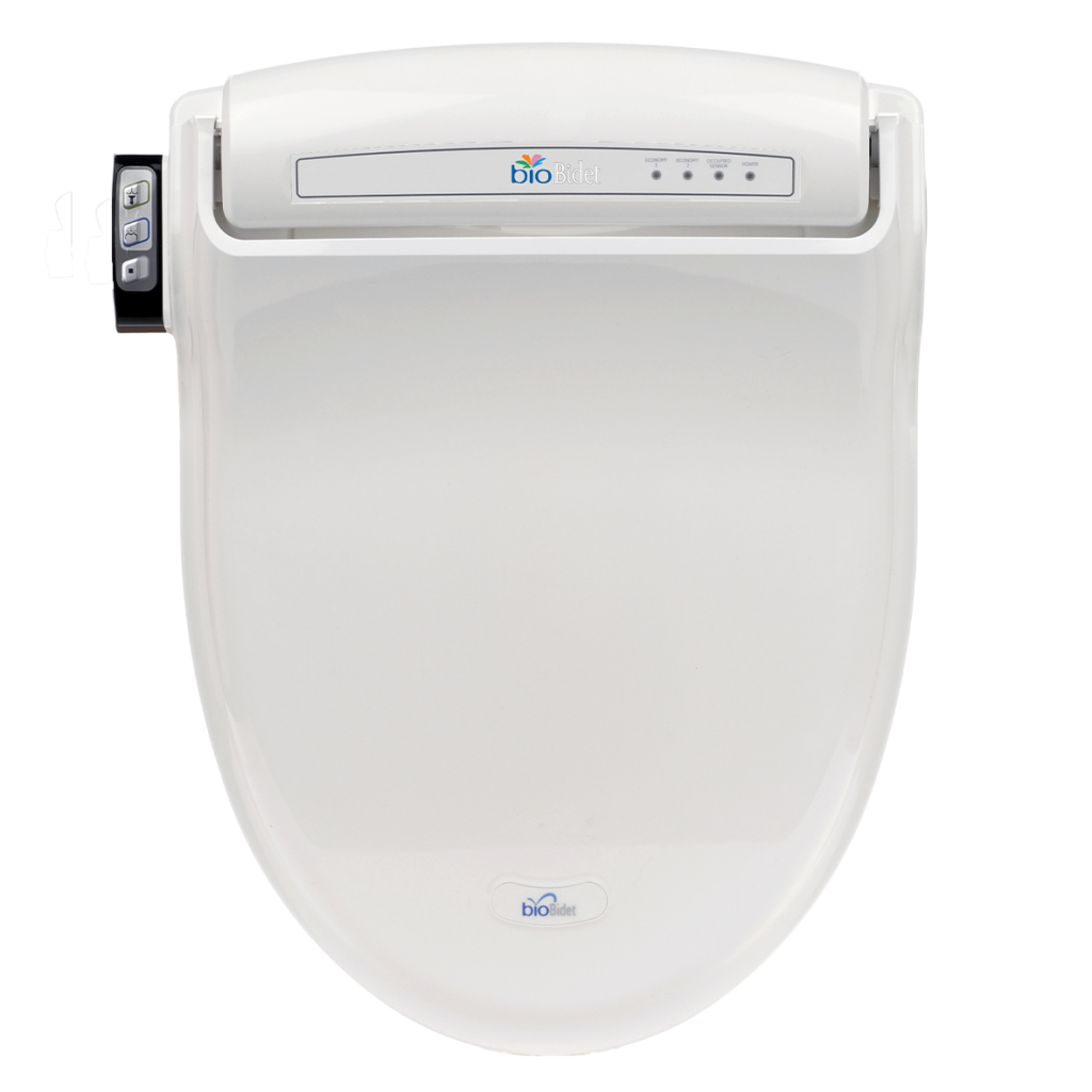 Deska myjąca BioBidet BB-1000 Comfort – widok z góry z zamkniętą pokrywą